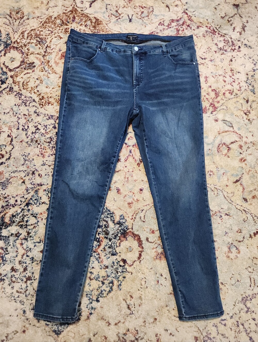Universal Standard Seine High Rise Skinny Jean Medium Rinse Size 22 Long